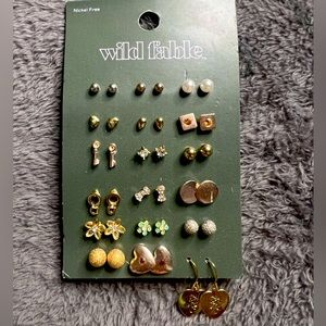 Wild fable earrings. Set of 18